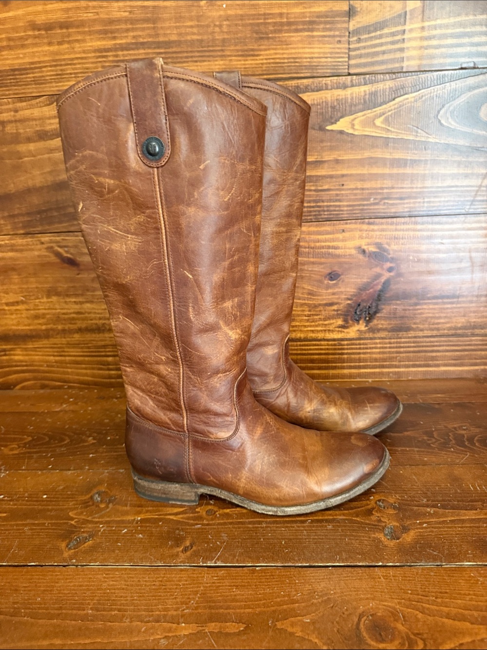 High Calf Frye Melissa Leather Riding Boots